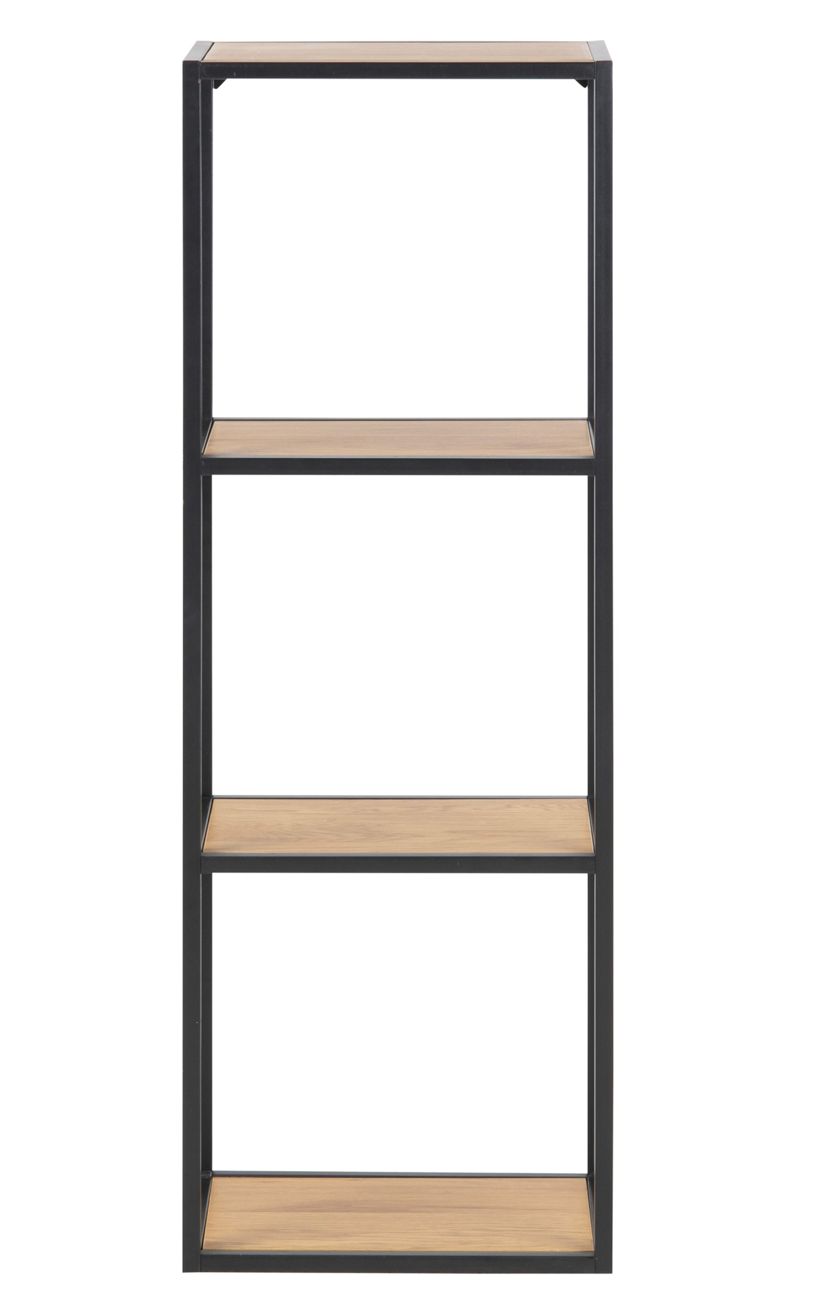 Bibliotheque-murale-Seaford-decor-wild-oak-pieds-noir-mat-79420-37cm-front-Actona