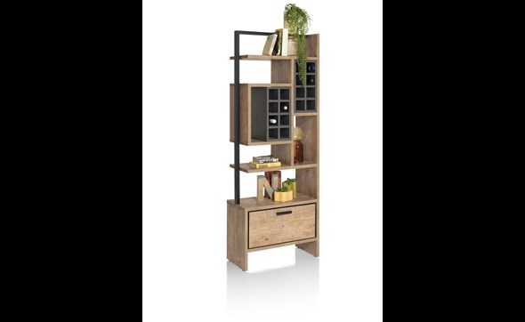 Bibliotheque-roomdivider-Pavarotti-46494-melamine-barnwood-70cm-01-HendersHazel
