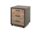 Bloc-a-tiroirs-Pronto-decor-bois-vintage-noir-51cm-Neyt