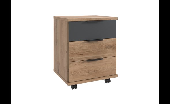 Bloc-tiroirs-Texel-J24-514-decor-chene-anthracite-Wimex