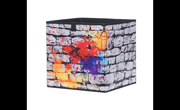 Boite-cube-rangement-Alfa-1-002104-graffiti-32cm-Finori