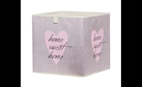 Boite-cube-rangement-Alfa-1-002105-gris-rose-heart-32cm-Finori