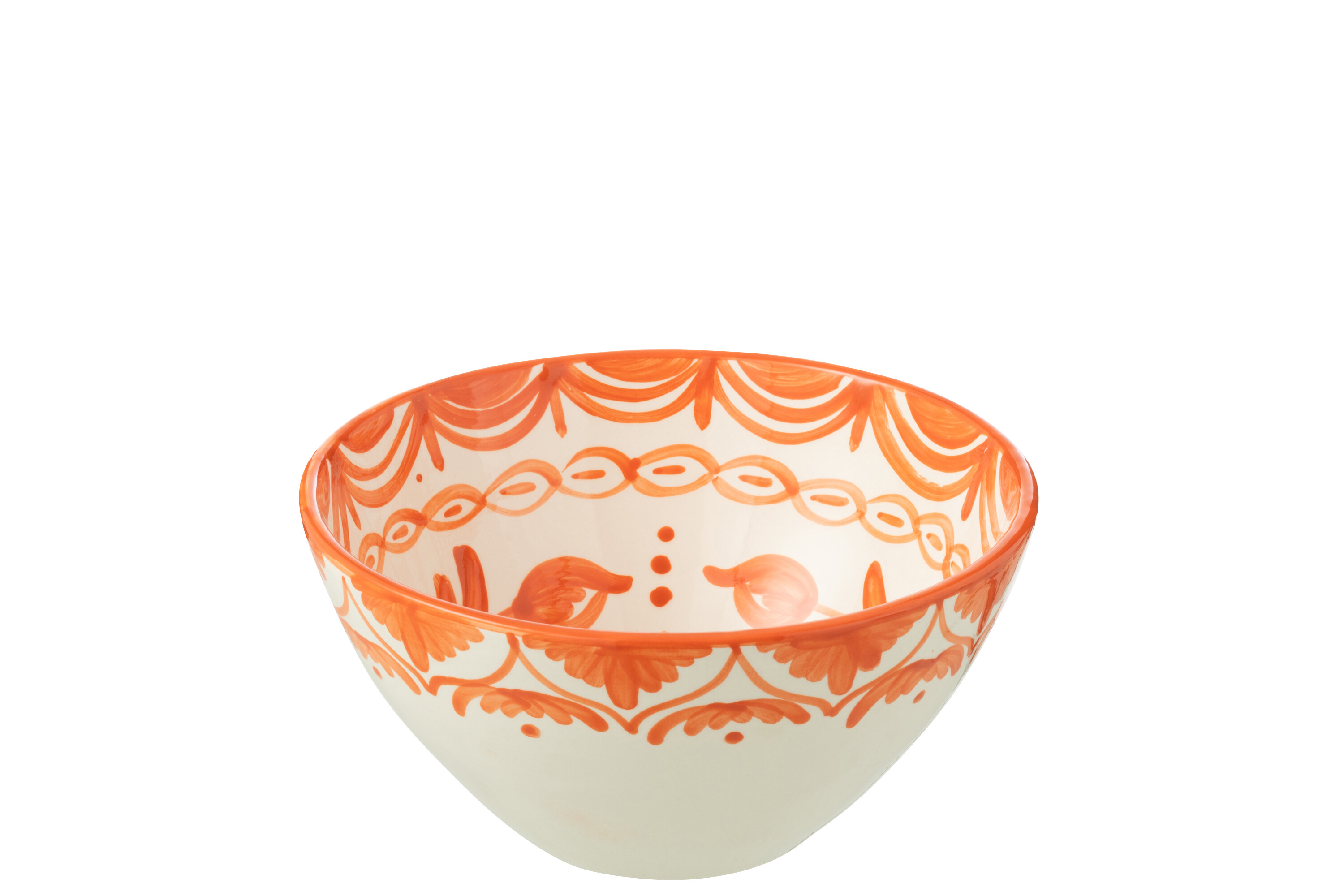 Bol-Granada-52082-poterie-orange-blanc-Jolipa-01
