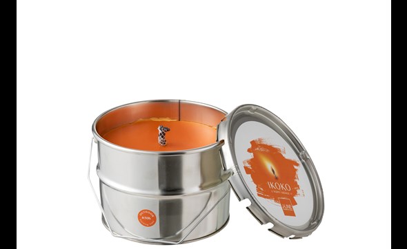 Bougie-21765-orange-H14cm-Jolipa-01