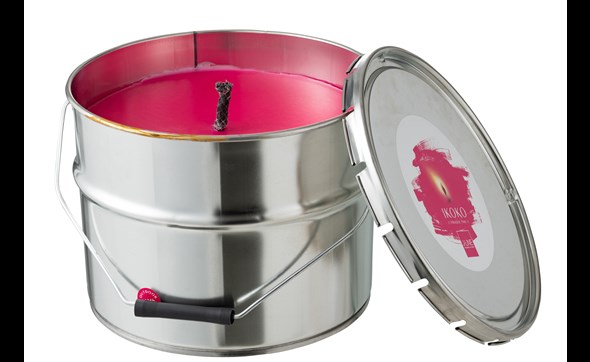 Bougie-21768-rose-H21,5cm-Jolipa-01