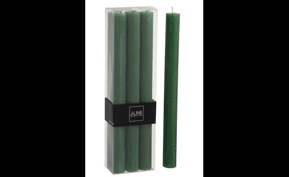 Bougies-6-pieces-Chauffe-80540-vert-clair-Jolipa