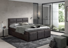Boxspring-Azalea-tissu-texas-noir-160x200cm-GBO