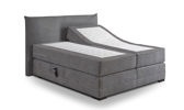 Boxspring-Bianca-Tissu-bloq-wood-160cm-electrique-tete-de-lit-n°50-detoure-Comodi-Sleep