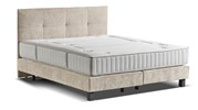 Boxspring-Cocoon-tissu-genesis-grey-beige-HB-n°-70-180-cm-+-mattress-Ergo-Luxe-180-cm-box-Comfort-180-cm-genisis-cream-Crack-Premium