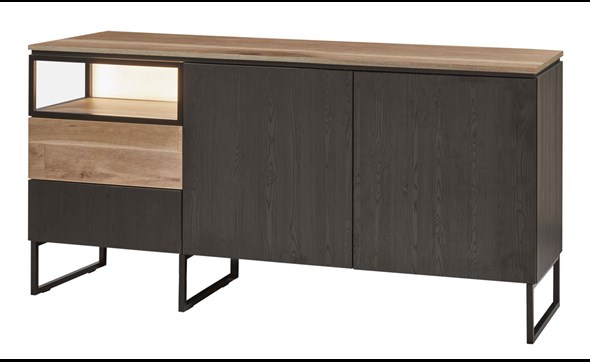 Buffet-2-portes-2-tiroirs-1-niche-Portofino-decor-noir-vieux-chene-K699-DR3-Evan