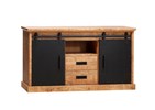 Buffet-2-portes-2-tiroirs-1niche-Industry-lamulux-manguier-160cm-Maxfurn