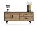 Buffet-2-portes-2-tiroirs-Brooklyn-decor-chene-massif-placage-railway-brown-210cm-37136RWB-front2-Ha