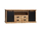 Buffet-2-portes-2-tiroirs-Industry-lamulux-manguier-208cm-Maxfurn