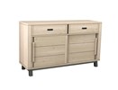 Buffet-2-portes-2-tiroirs-bois-Garden-chene-massif-placage-brut-brosse-metal-noir-353-785201-167cm-G