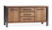 Buffet-2-portes-3-tiroirs-Kinga-lamulux-old-teak-180cm-Maxfurn