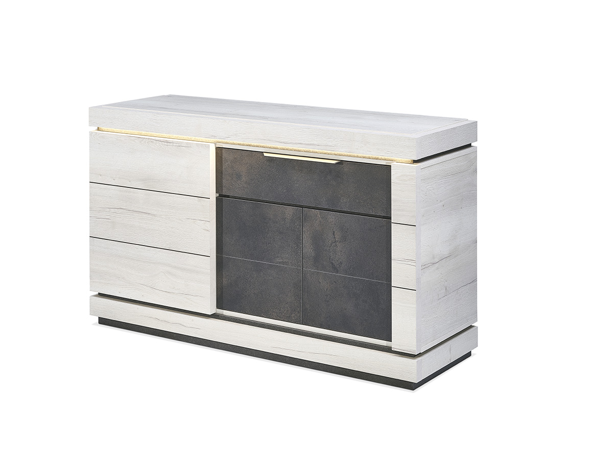 Buffet-3-portes-1-tiroir-Birger-melamine-halifax-creme-155cm-Comodi-Living