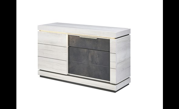 Buffet-3-portes-1-tiroir-Birger-melamine-halifax-creme-155cm-Comodi-Living