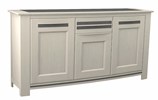 Buffet-3-portes-1-tiroir-Malaga-decor-chene-massif-placage-naturel-309-ceramique-gris-624101-203cm-G