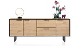 Buffet-3-portes-2-tiroirs-Hadios-decor-chene-massif-placage-beach-naturel-vernis-240cm-39777-Habufa