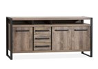 Buffet-3-portes-3-tiroirs-Cascade-lamulux-mokka-220cm-Maxfurn