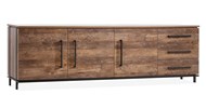 Buffet-3-portes-3-tiroirs-Explosion-lamulux-mokka-250cm-Maxfurn