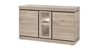 Buffet-3-portes-Belluno-decor-chene-brun-clair-K541-DR3-154cm-Evan