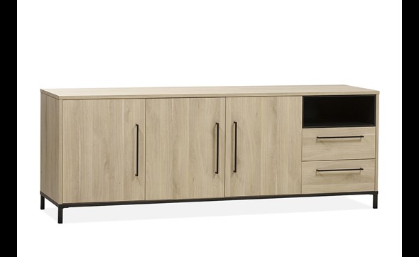 Buffet-3-portes-Bridge-decor-fresh-oak-old-piano-220cm-Maxfurn