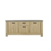 Buffet-3-portes-Broceliande-1J1R504-decor-light-oak-222cm-01-Gautier-Gami