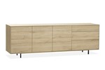 Buffet-3-portes-Famous-lamulux-fresh-oak-244cm-Maxfurn
