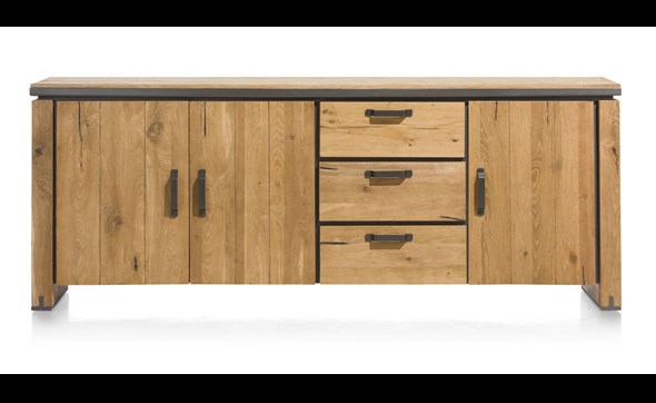 Buffet-39605-Farmland-3portes-3tiroirs-dressoir-210cm-front-Henders-Hazel