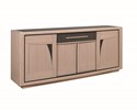 Buffet-4-portes-1-tiroir-Faro-incrustation-ceramique-gris-121200-teinte-naturel-309-Girardeau