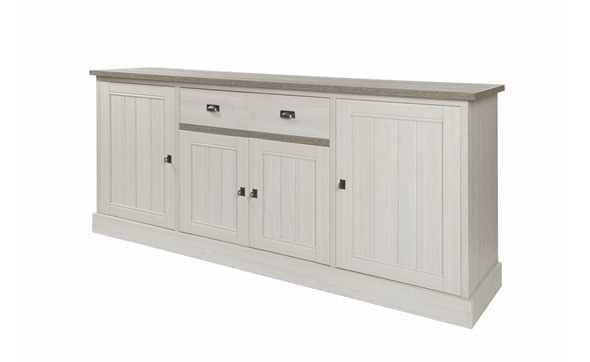 Buffet-4-portes-2-tiroirs-York-decor-bois-meleze-K467-DR2-215cm-Meubar