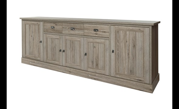 Buffet-5-portes-3-tiroirs-York-decor-bois-chene-K550-DR1-259cm-Meubar