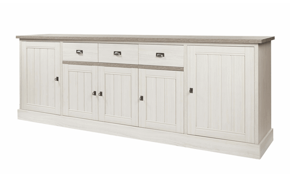 Buffet-5-portes-3-tiroirs-York-decor-bois-meleze-K467-DR1-259cm-Meubar