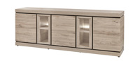 Buffet-5-portes-Belluno-decor-chene-brun-clair-K541-DR1-251cm-Evan