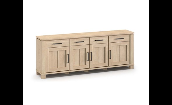 Buffet-Alba-DR1-chene-naturel-brosse-sable-Evan