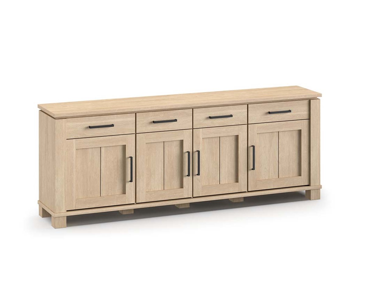 Buffet-Alba-DR1-chene-naturel-brosse-sable-Evan