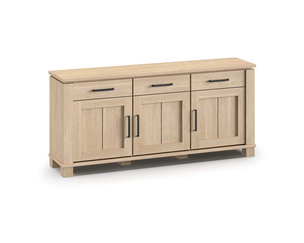 Buffet-Alba-DR2-chene-naturel-brosse-sable-Evan
