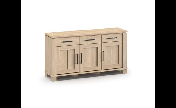 Buffet-Alba-DR3-chene-naturel-brosse-sable-Evan