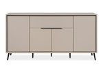 Buffet-Arona-51B-4-portes-1-tiroir-capuccino-noir-front-01-Finori