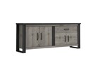 Buffet-Baxter-decor-bois-anthracite-204cm-N°39-01-Sciae