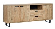 Buffet-Como-decor-chene-dore-220cm-Neyt