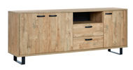 Buffet-Como-decor-chene-dore-220cm-Neyt