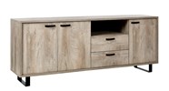 Buffet-Como-decor-chene-humus-220cm-Neyt