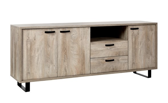 Buffet-Como-decor-chene-humus-220cm-Neyt