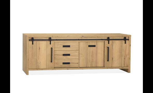 Buffet-Cottage-lamulux-natur-225cm-Maxfurn
