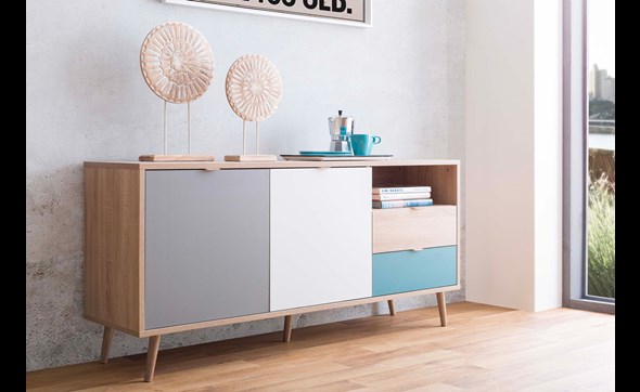 Buffet-Cuba-51-decor-chene-gris-blanc-bleu-100cm-ambi-Finori