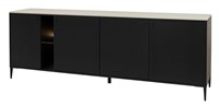 Buffet-DR1-Notte-K718-elegant-black-travertine-250cm-Evan