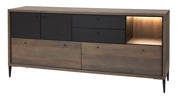 Buffet-DR12-Trevi-golden-oak-elegant-black-side-Evan
