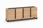 Buffet-DR2-219cm-Grando-millenium-oak-nature-zebra-marble-EVAN-01